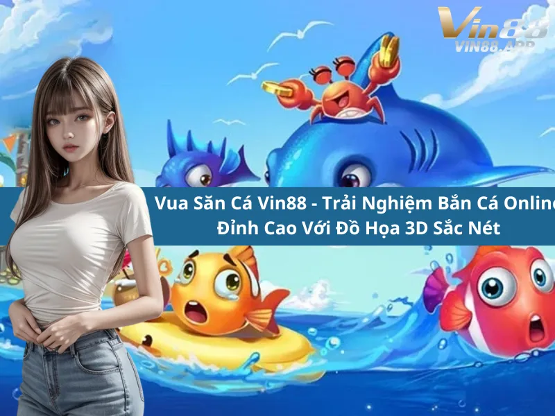 Vua Săn Cá Vin88 - Trải Nghiệm Bắn Cá Online Đỉnh Cao Với Đồ Họa 3D Sắc Nét